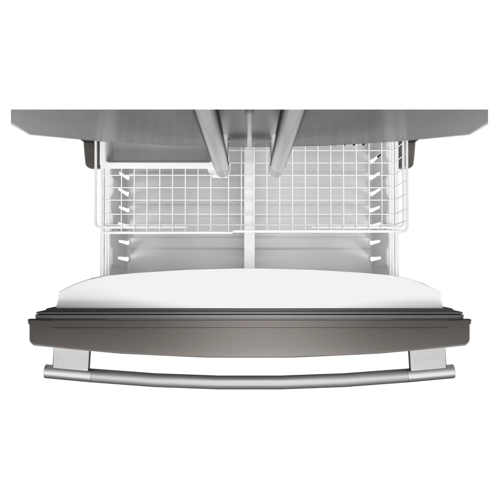 KitchenAid 36" 20.0 Cu. Ft. PrintShield Stainless Steel Counter-Depth French Door Refrigerator - KRFC136SPS - Image 6