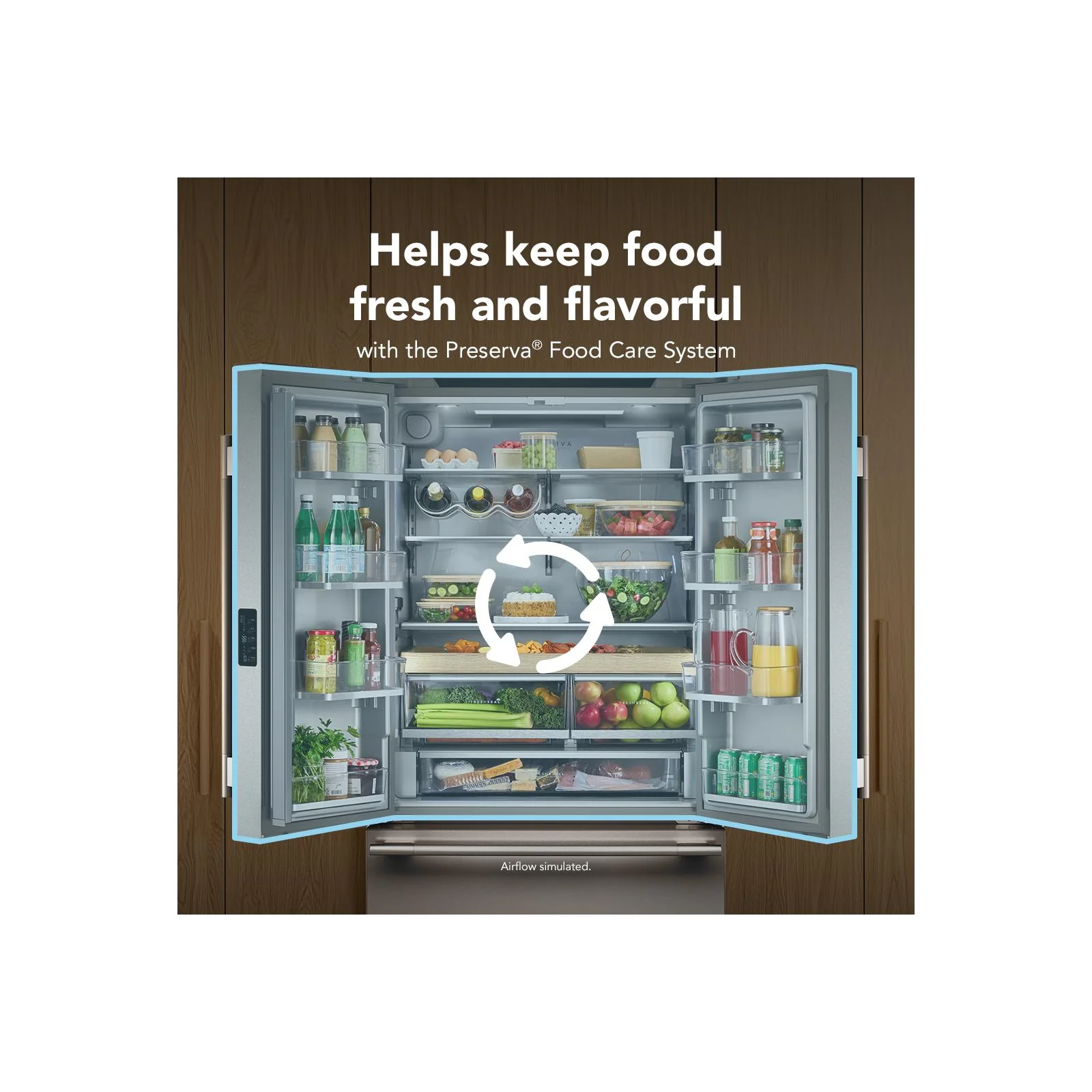 KitchenAid 36" 24.8 Cu. Ft. PrintShield Stainless Steel Counter-Depth French Door Refrigerator with Internal Water Dispenser – KRFC336SPS - Image 14