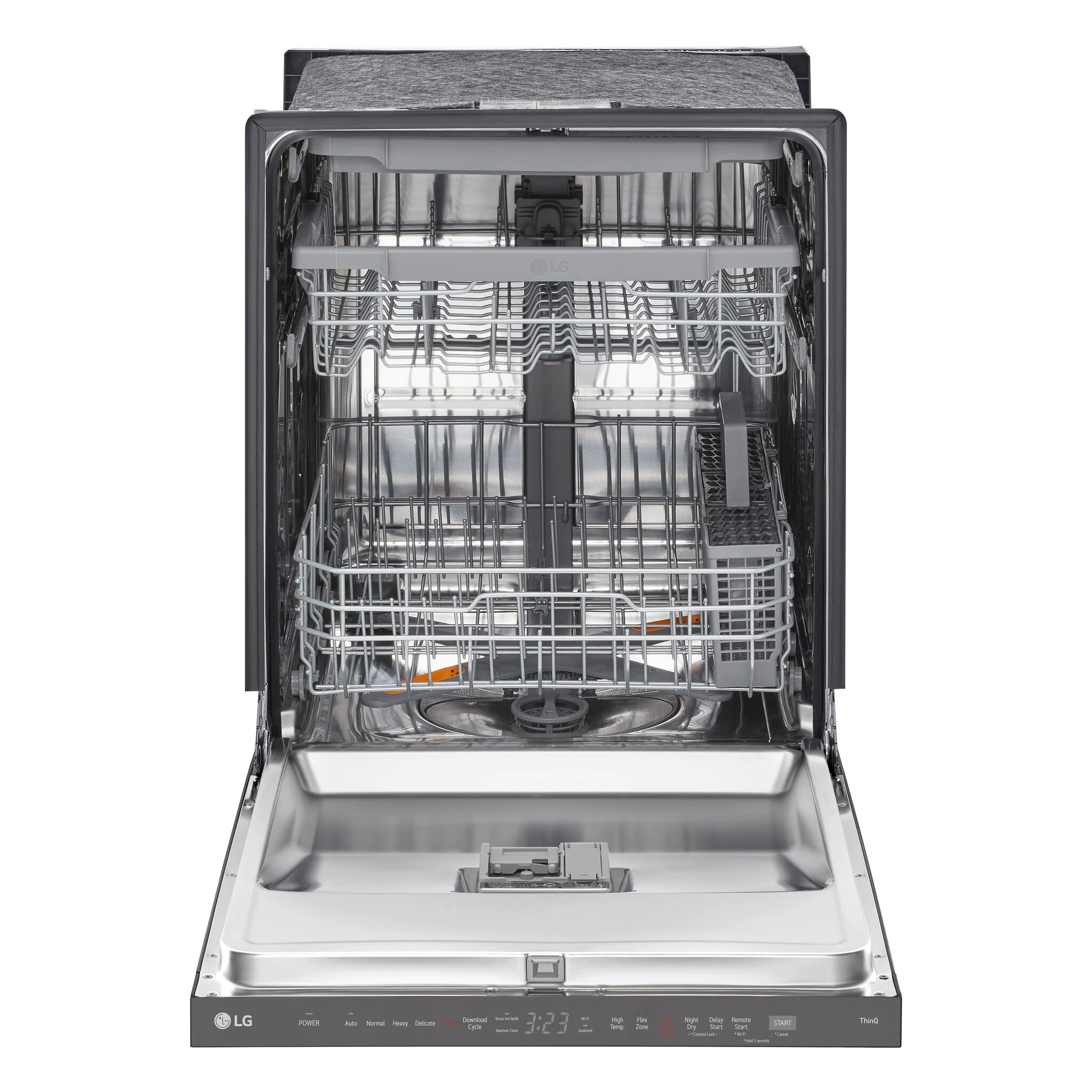 LG Black Stainless Steel Smart Dishwasher with QuadWash® Pro - LDPH5554D - Image 2