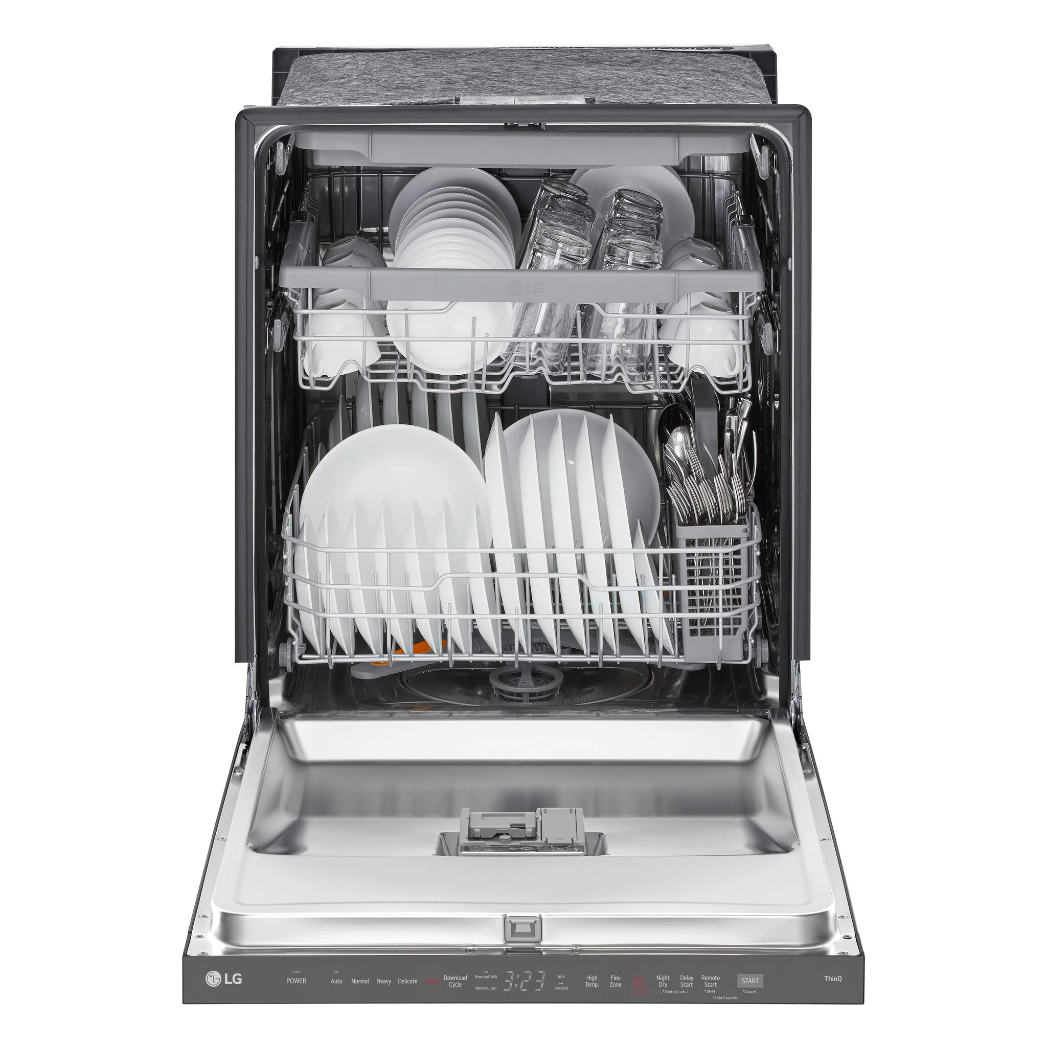 LG Black Stainless Steel Smart Dishwasher with QuadWash® Pro - LDPH5554D - Image 3