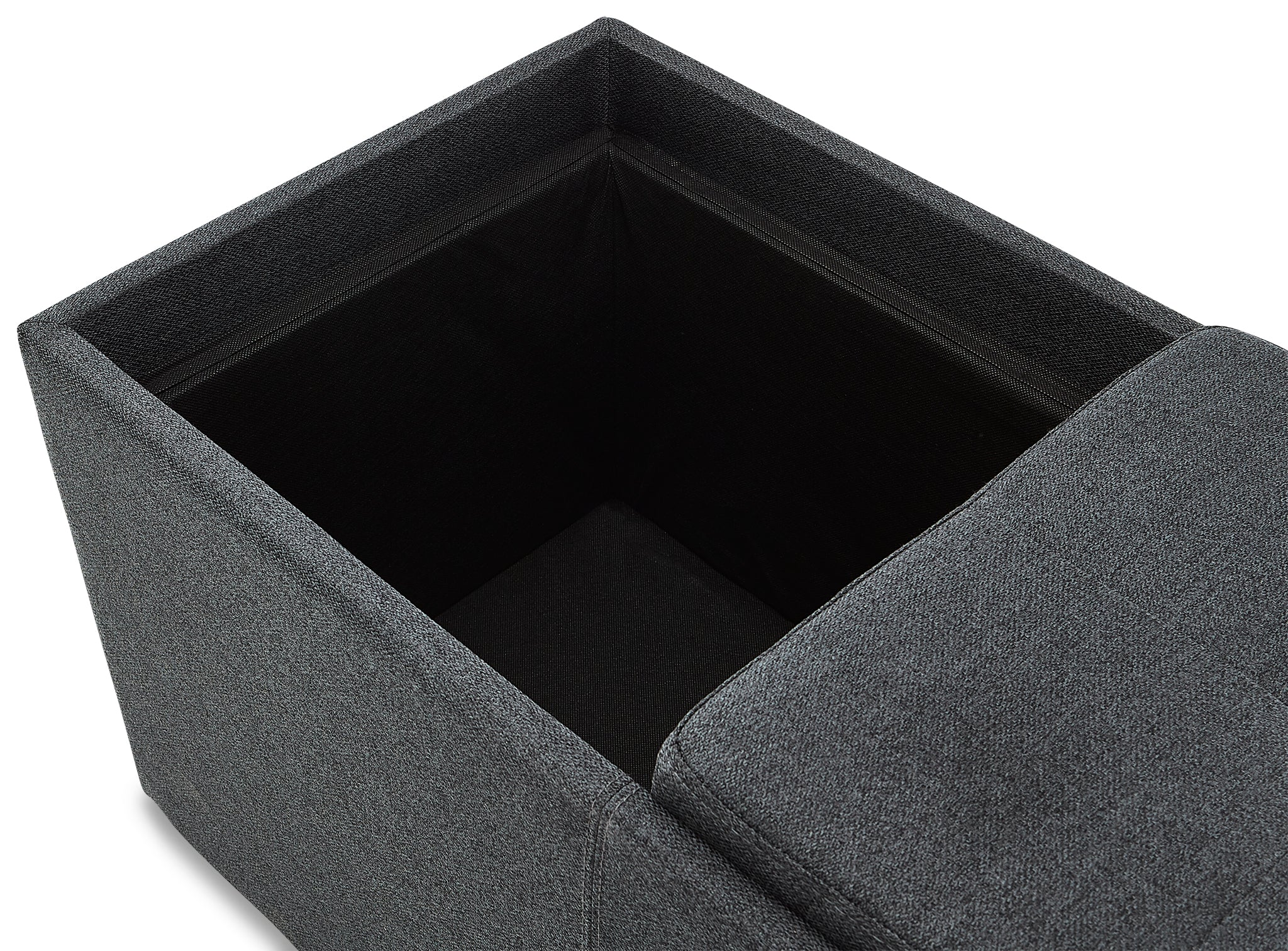 Malmo Ottoman - Dark Grey - Image 6