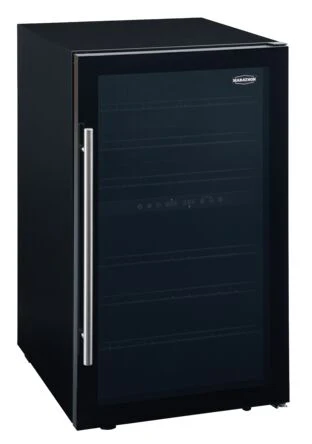 Marathon Black Freestanding Dual Zone Cooler 43 bottles (3.2 cu. ft.) - MWC145-DBL