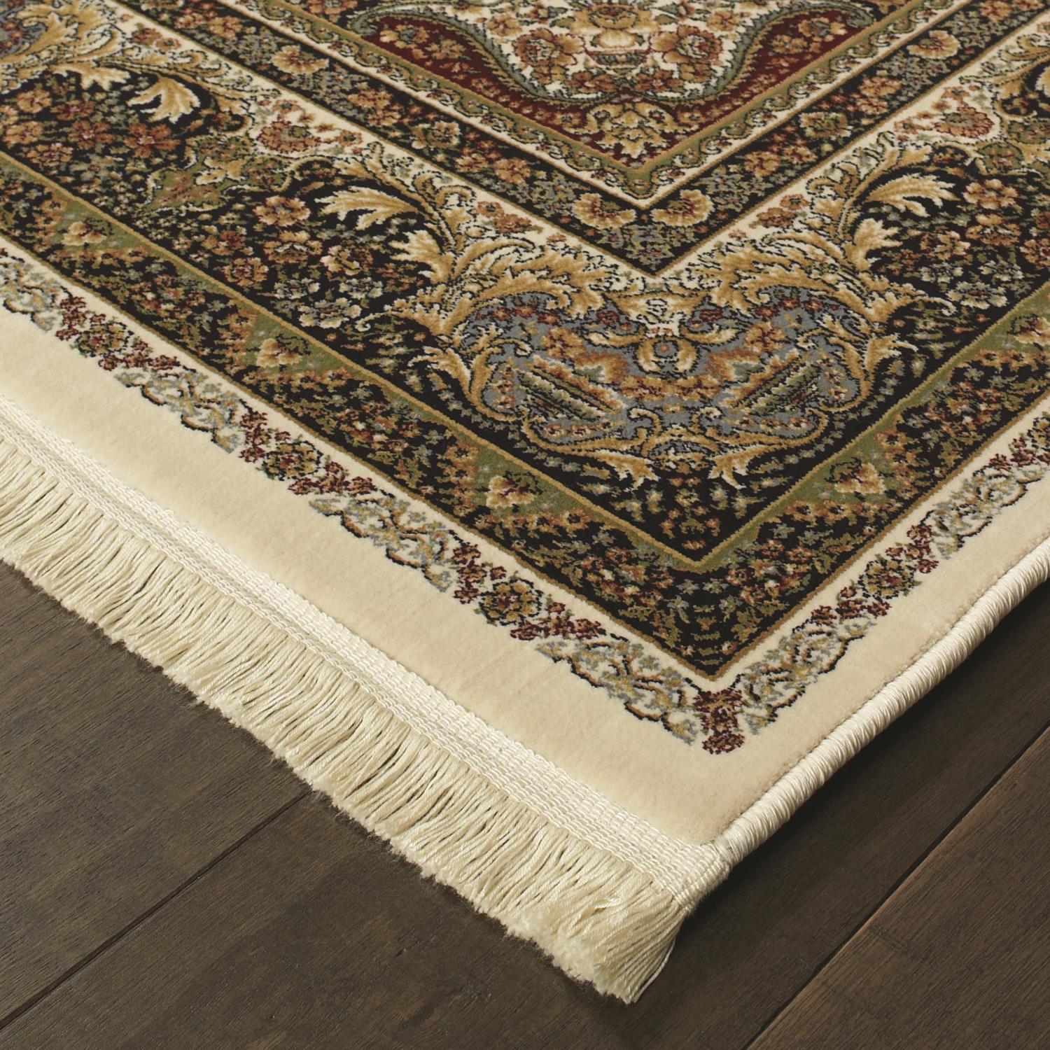 Marieville W111W2L Traditional Medallion Area Rug (3'10"X5'5") - Image 2