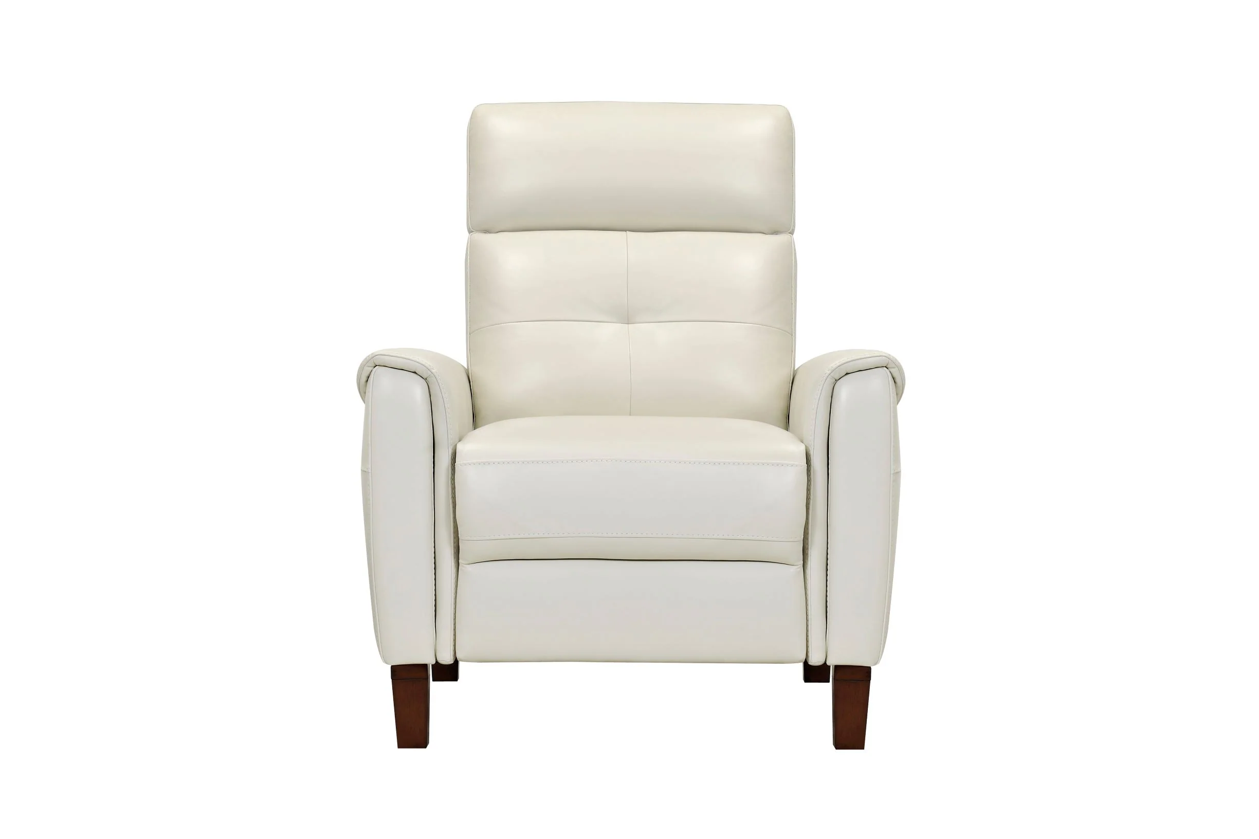 Mayne Leather Recliner - Ivory - Image 2
