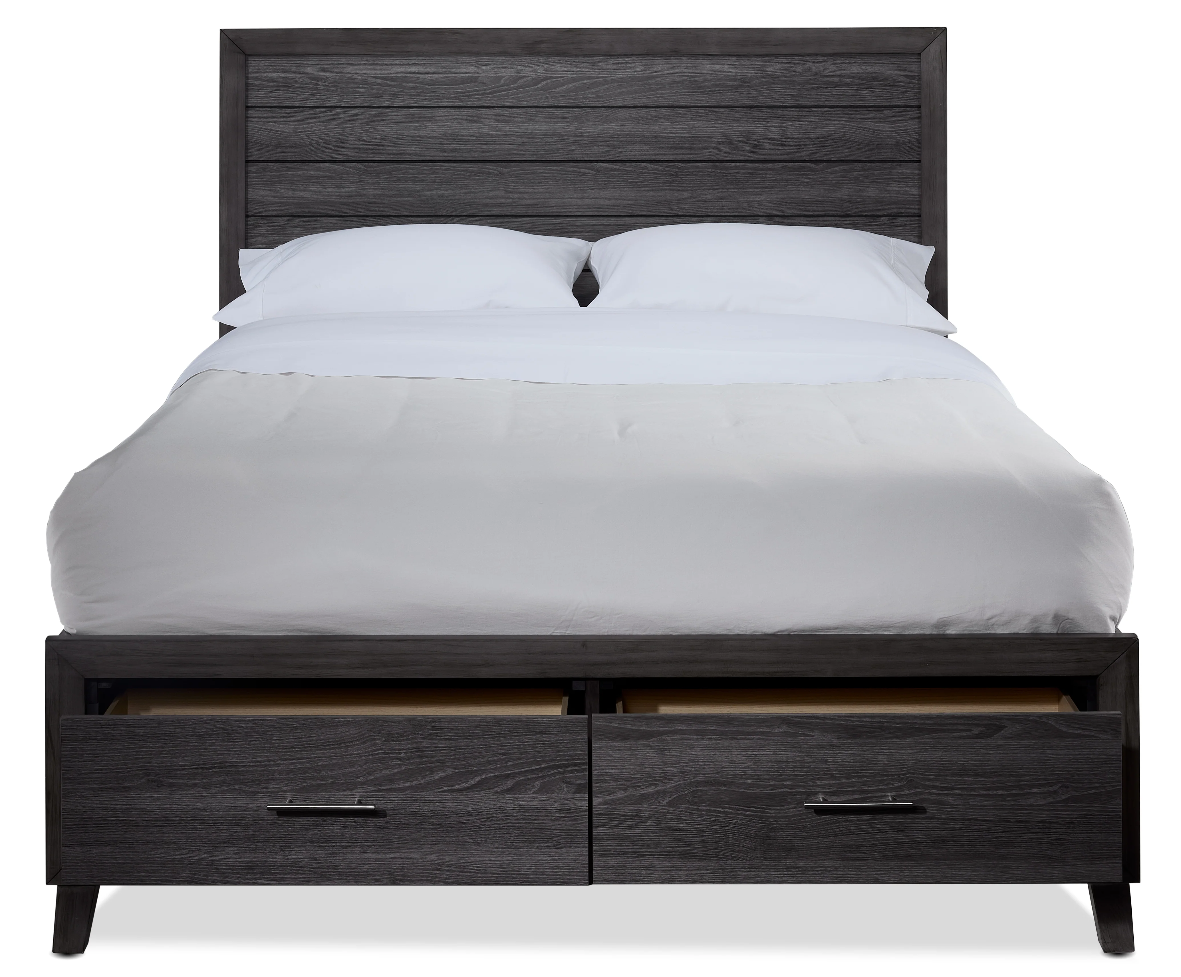Miller 5-Piece King Storage Bedroom Package - Grey - Image 3