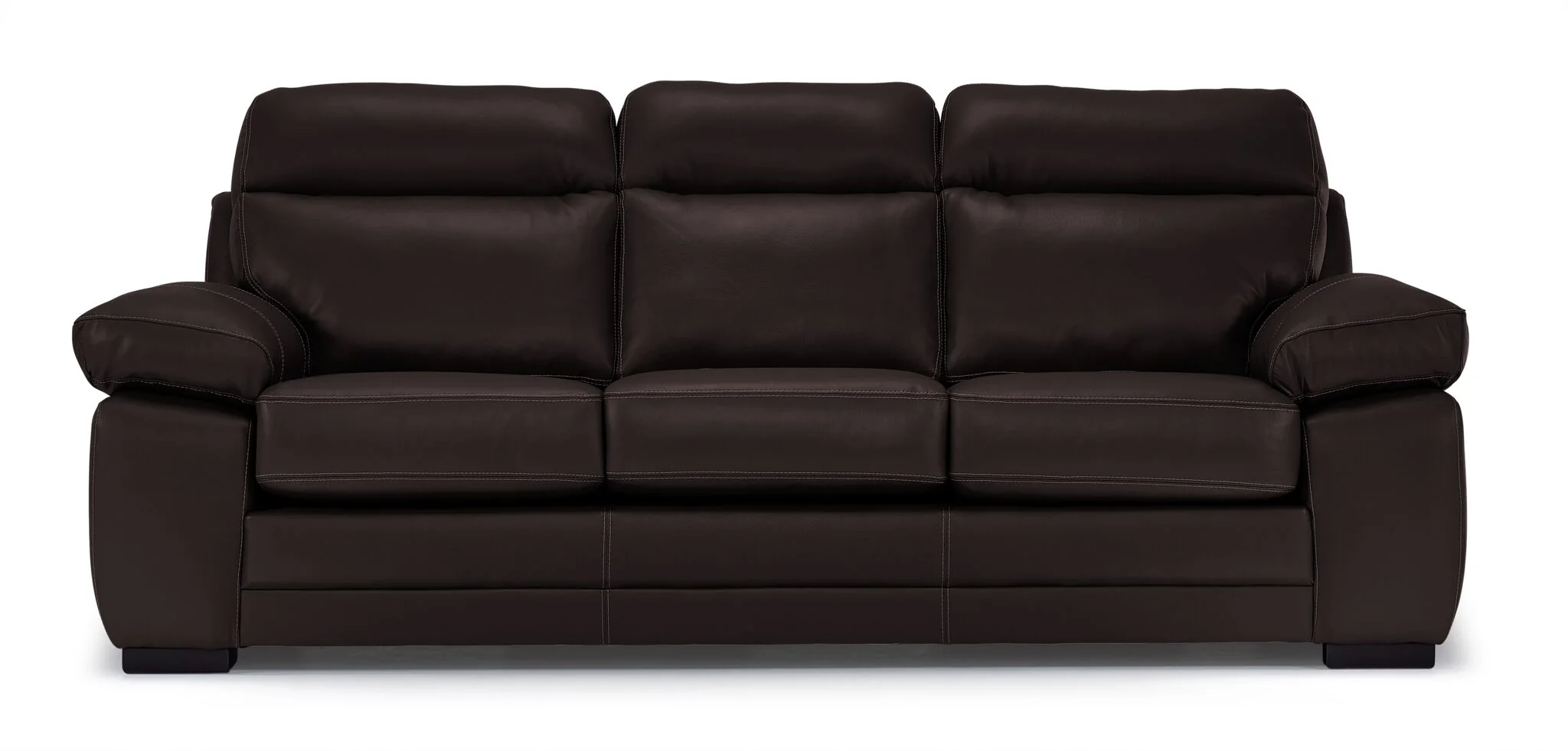 Morrison II Leather Sofa - Brown - Image 2