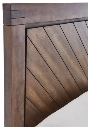 Nathan 5-Piece King Bedroom Package - Brown - Image 4