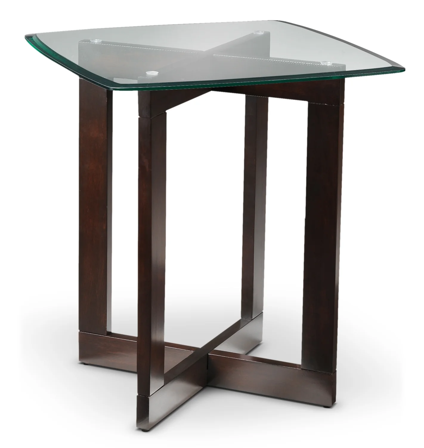 Neera End Table - Chocolate