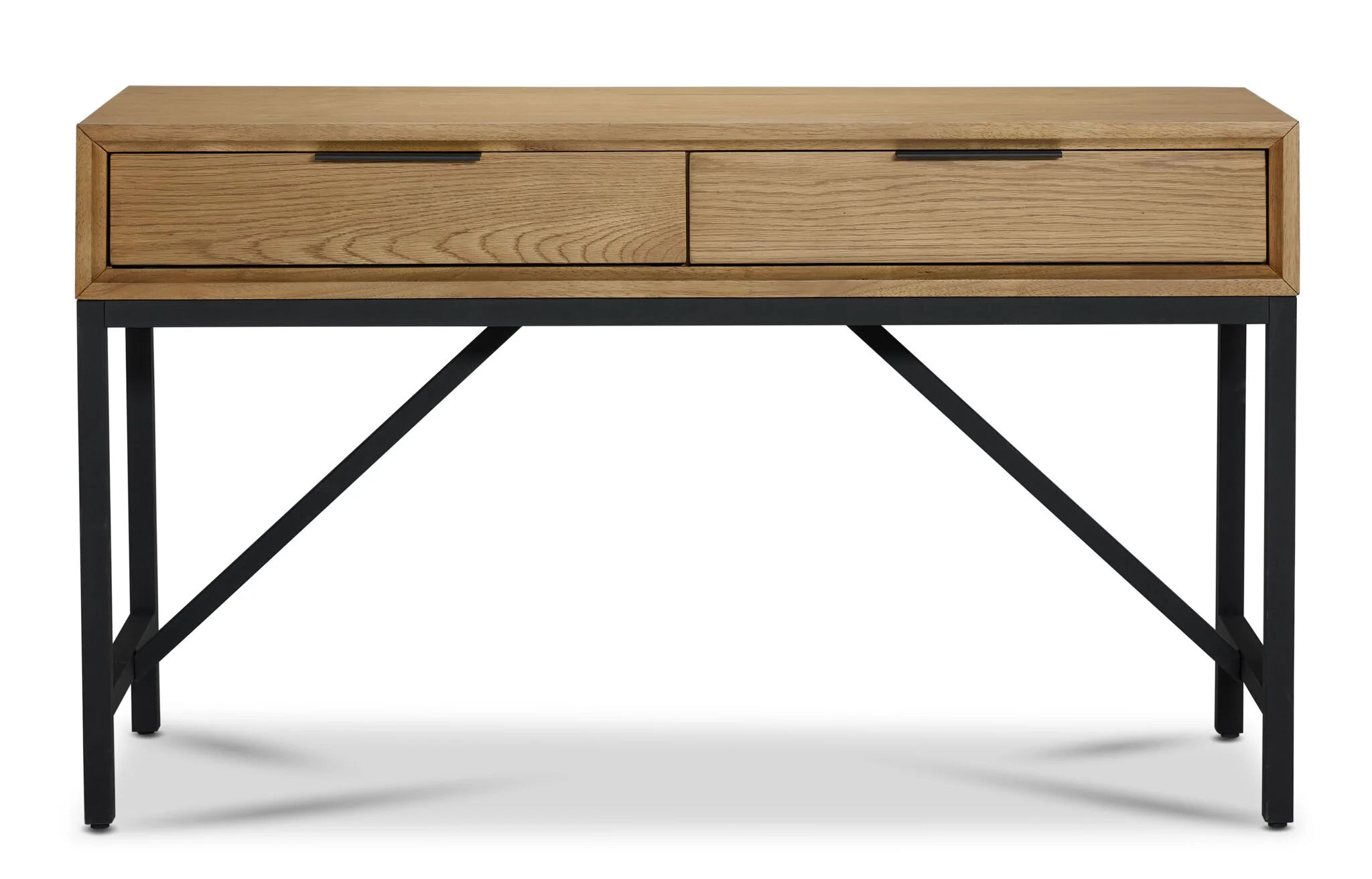 Feeling Connected - Newport 52" Sofa Table - Oak and Black - Image 2
