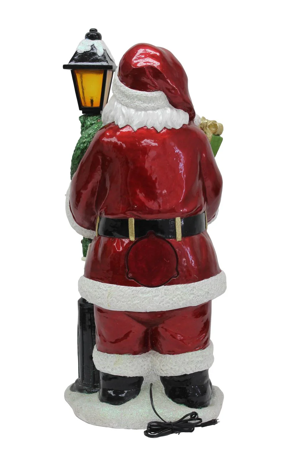 Nicholas Stacking Indoor/Outdoor Lamp Post Statue - Red/ White - Image 6