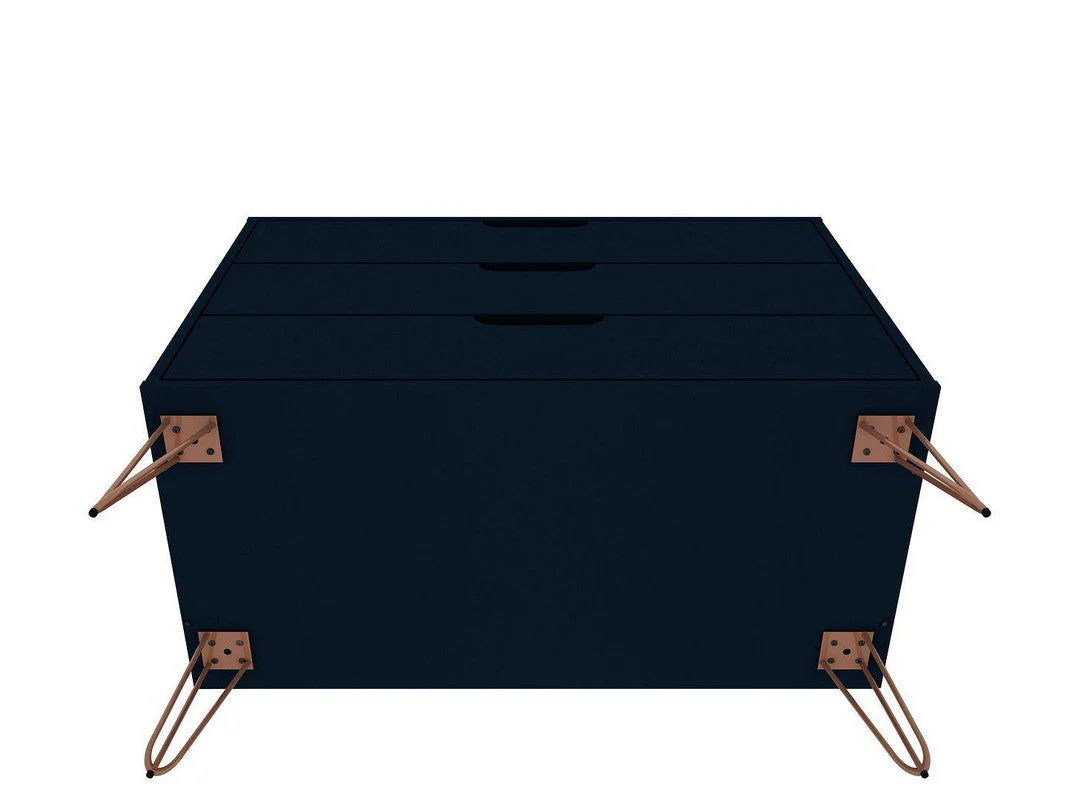 Nuuk 3-Drawer Dresser - Midnight Blue - Image 6