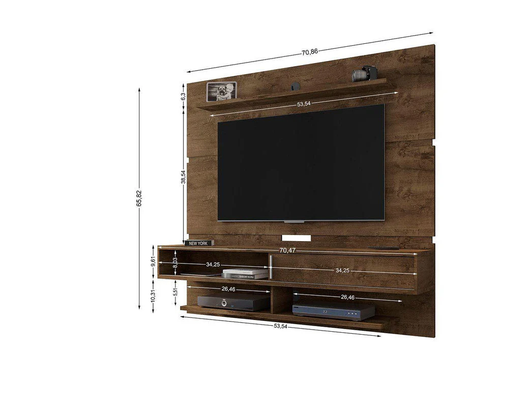 Oraibi Floating Entertainment Centre - Brown - Image 7