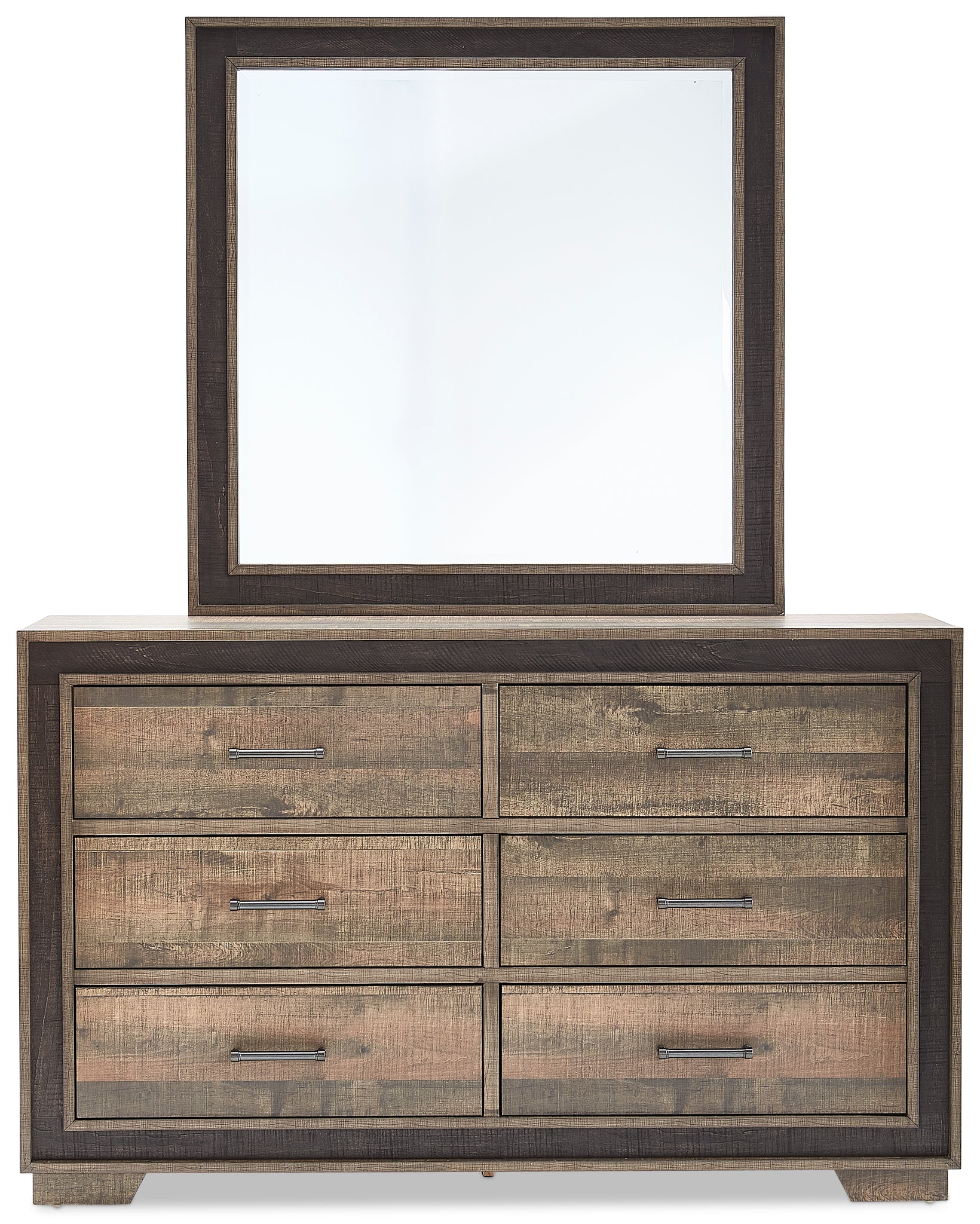 Orlando 6-Piece Queen Bedroom Package - Weathered Brown - Image 4