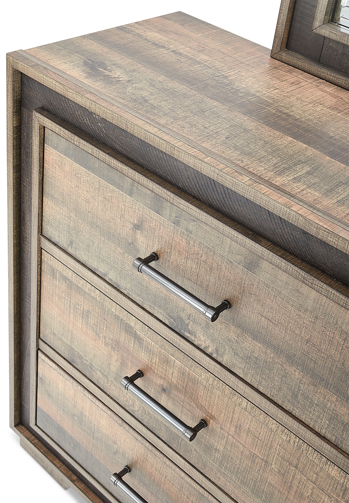 Orlando 6-Piece Queen Bedroom Package - Weathered Brown - Image 9