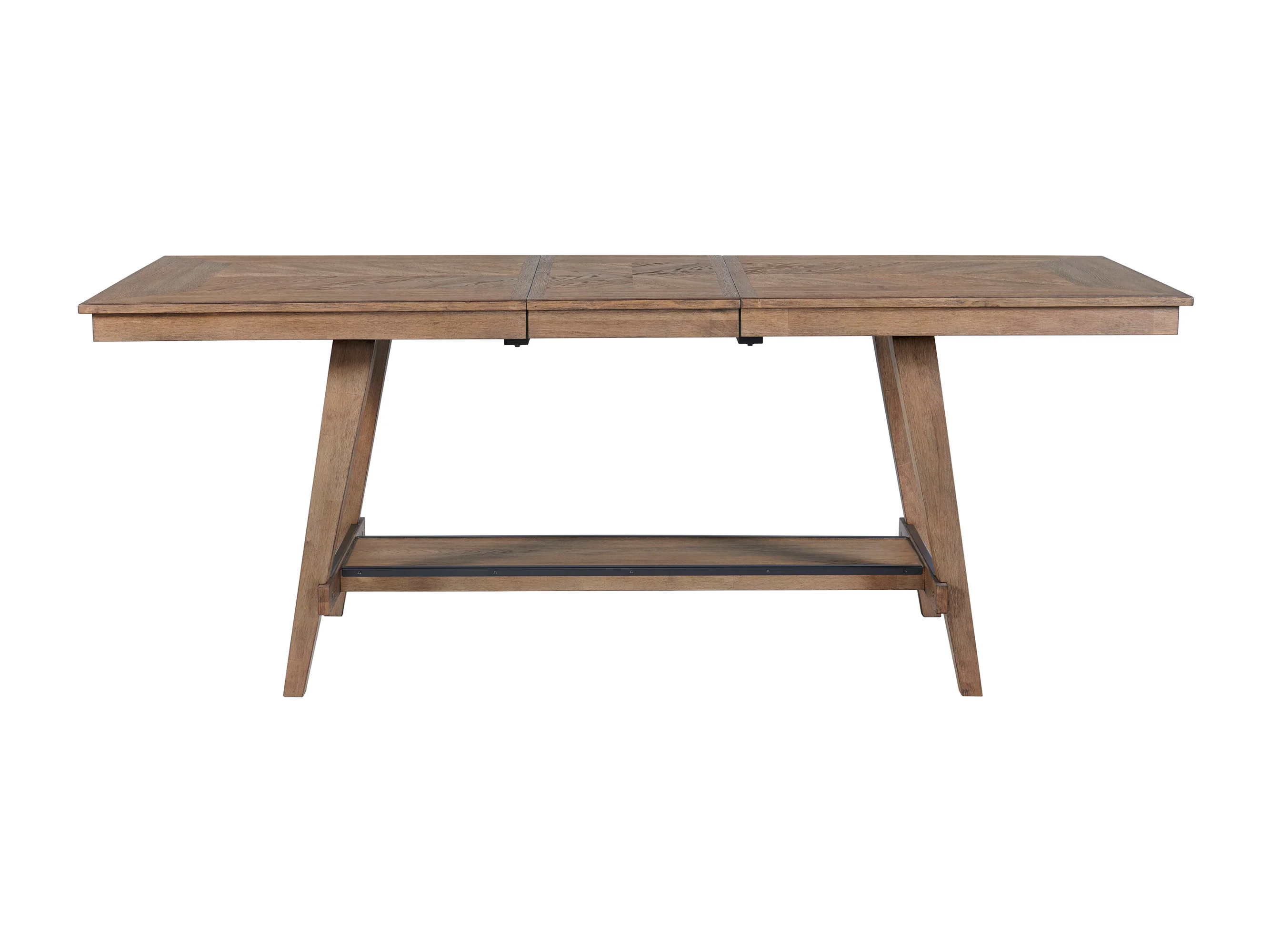 Oslo Extendable Counter Height Dining Table - Weathered Chestnut - Image 4