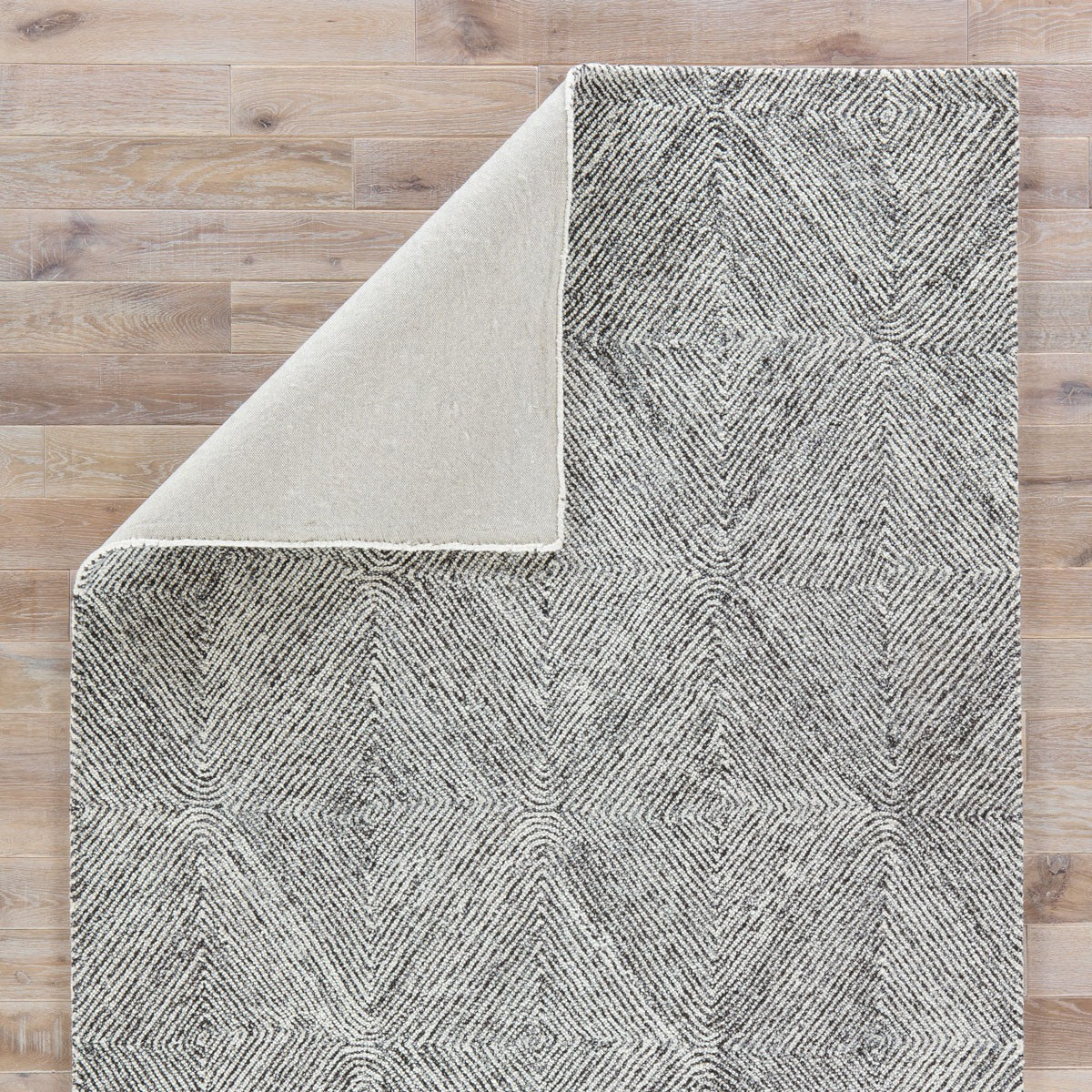 Platonas Area Rug - 8' X 11' - White/Dark Grey - Image 2