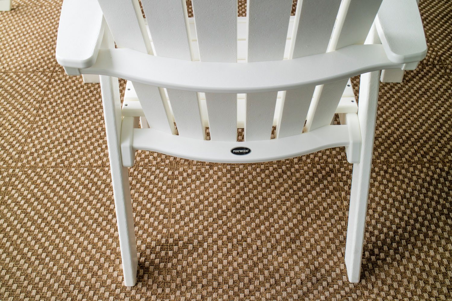 POLYWOOD® Nautical Adirondack 7-Piece Trestle Dining Set - White - Image 4