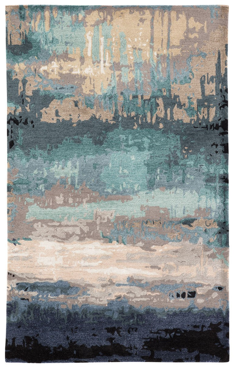Ptolemaios X Area Rug - 5' X 8' - Blue/Grey