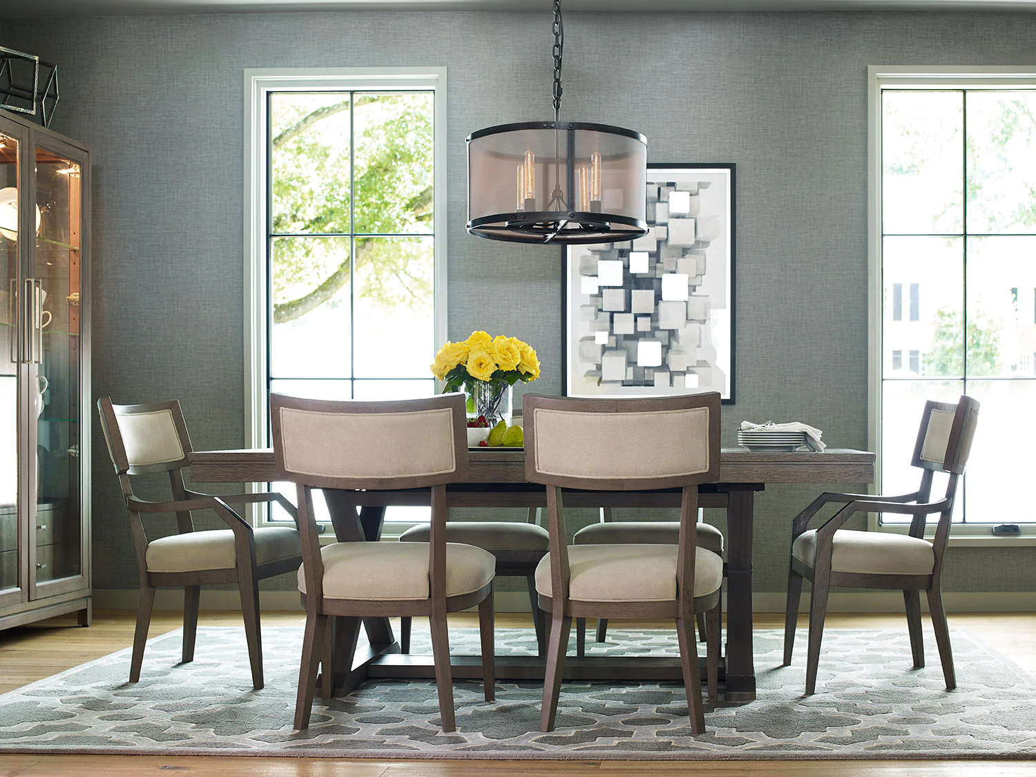 Rachael Ray Highline Arm Chair - Greige - Image 2