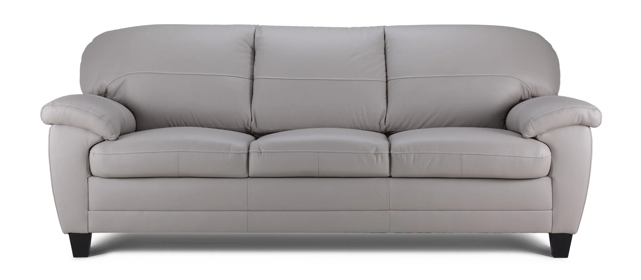 Raphael Leather Sofa - Cloud Grey