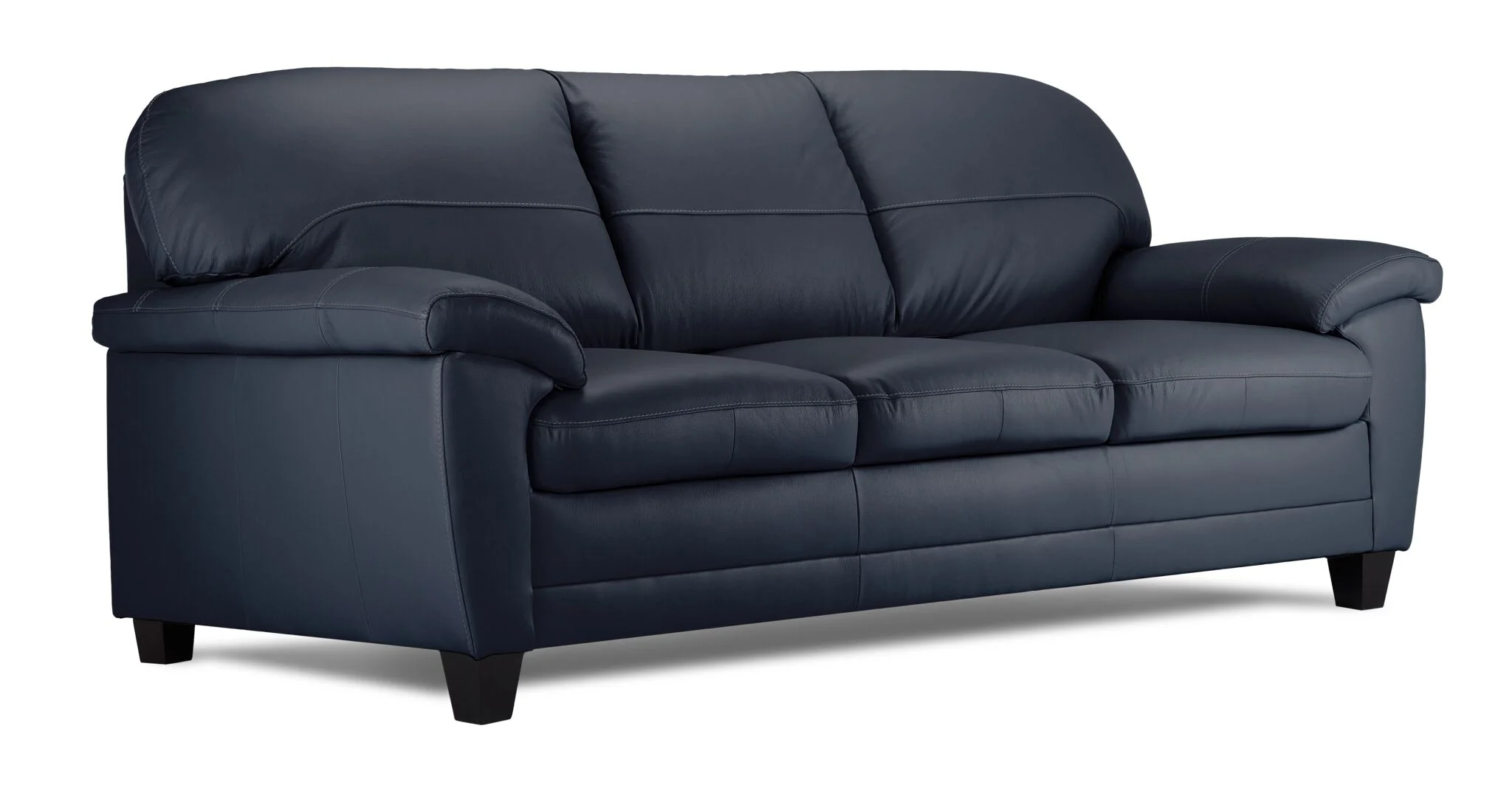 Raphael Leather Sofa - Navy - Image 2