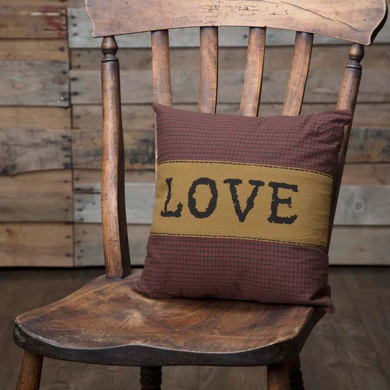 Roosevelt 12 x 12 Pillow - Merlot/Mustard - Image 2