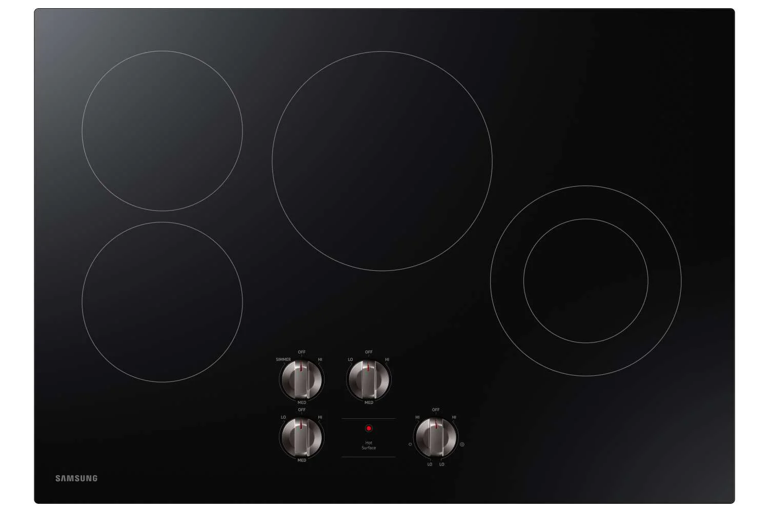 Samsung 5000 Series Stainless Steel Kitchen Package with Wall Oven, Electric Cooktop, and Hood Fan - Image 8