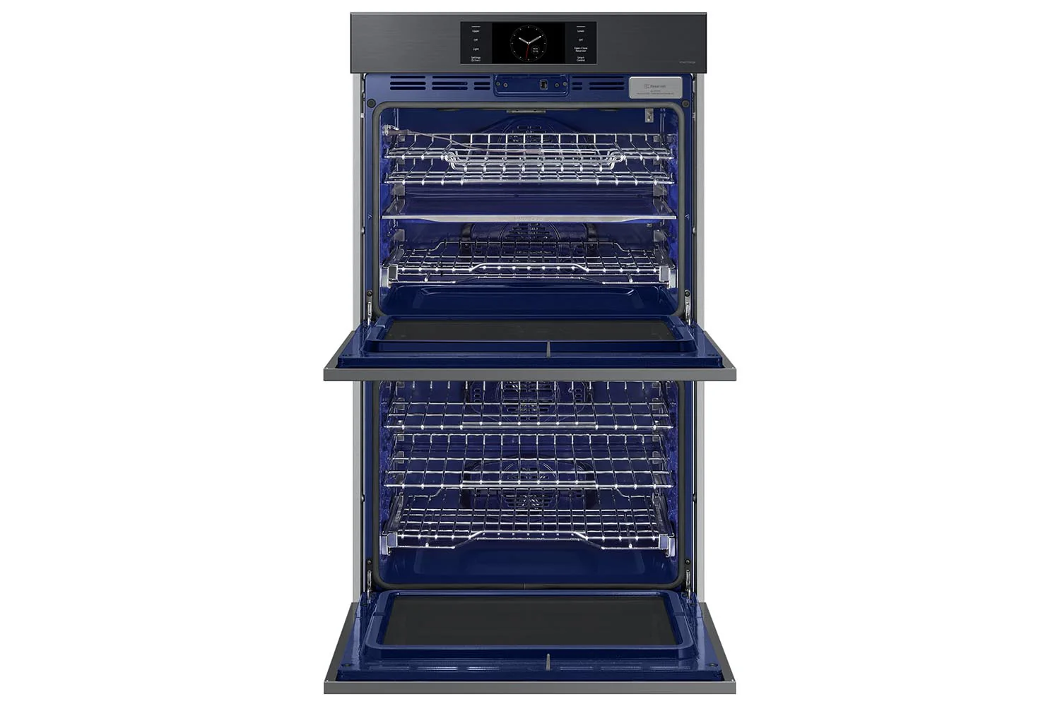 Samsung BESPOKE Matte Black Double Wall Oven (10.2 cu. ft) - NV51CG700DMTAA - Image 3