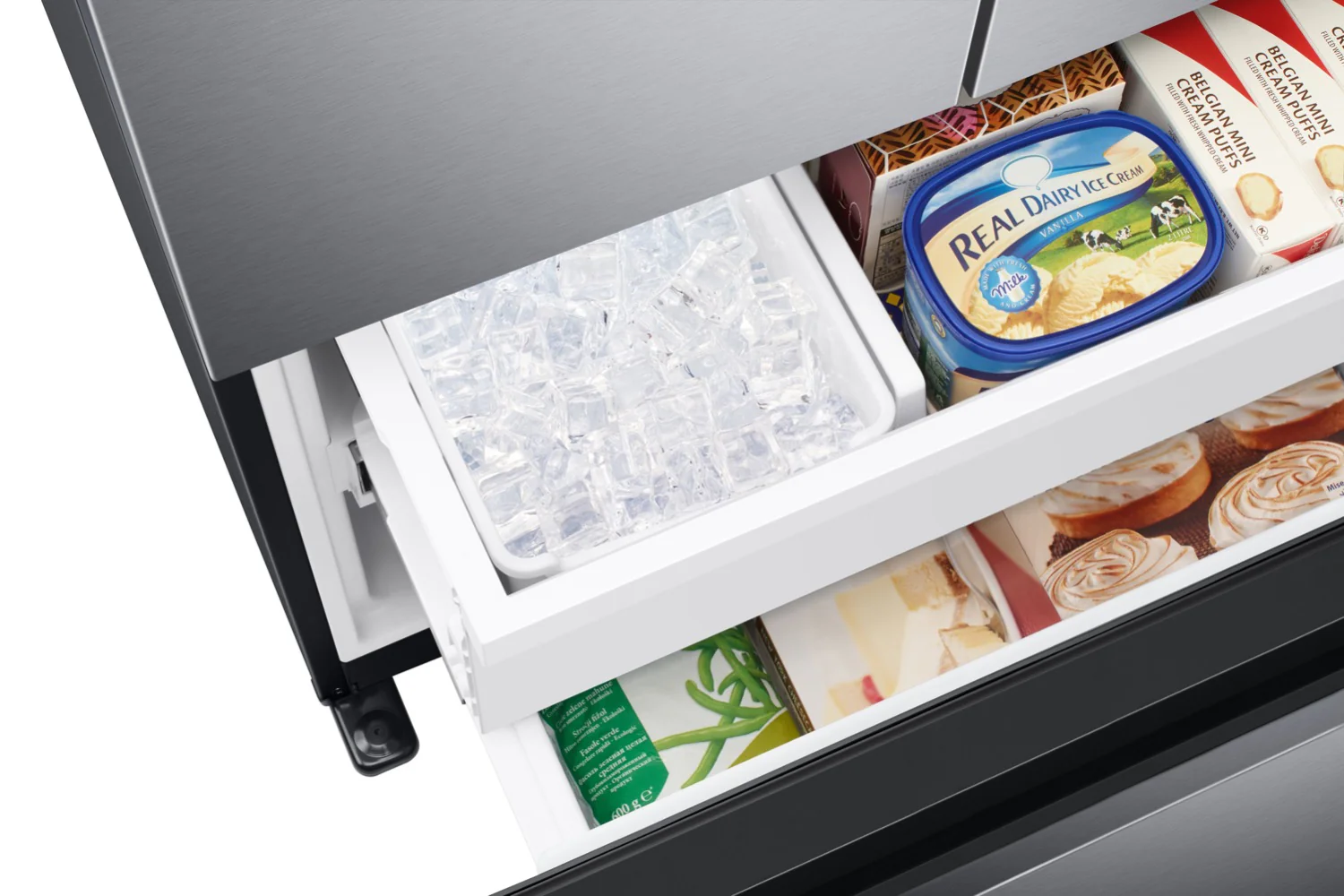 Samsung Black Stainless Steel Counter Depth French Door (17.5 Cu.Ft) - RF18A5101SG/AA - Image 6