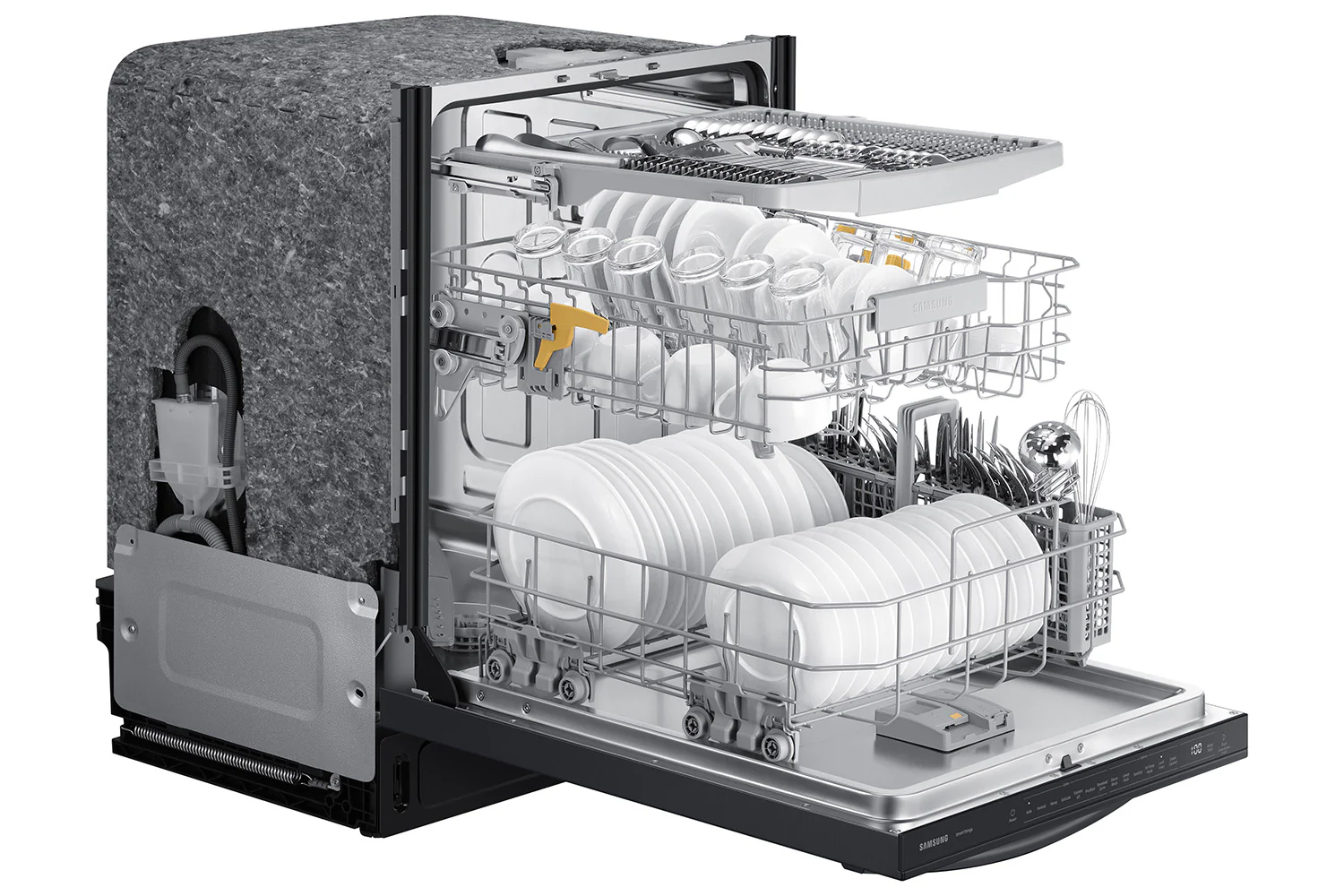 Samsung Matte Black Steel 3rd Rack Dishwasher - DW80CG5451MTAA - Image 7