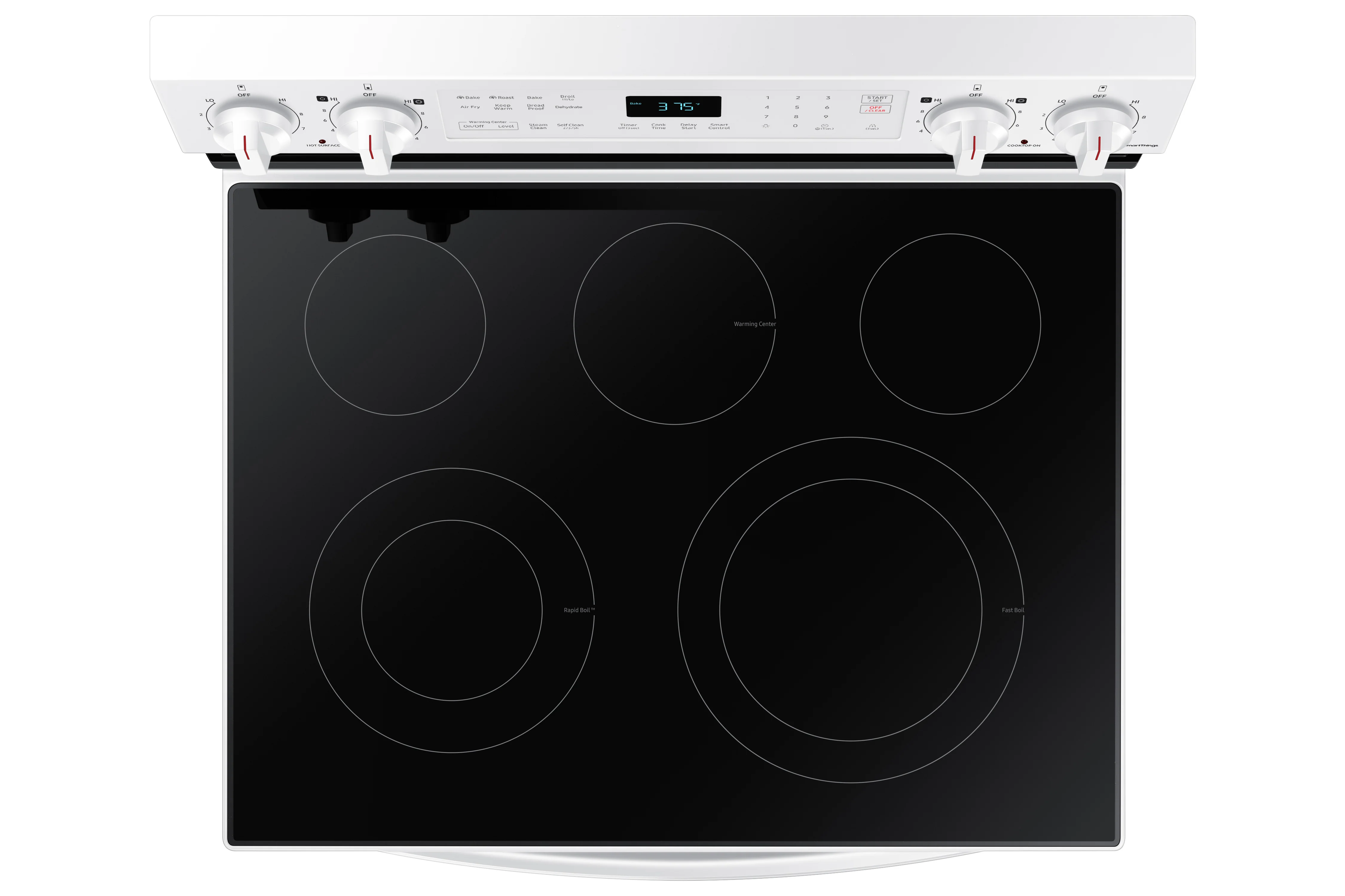 Samsung White Freestanding Electric Fan Convection Range with Air Fry and Wi-Fi (6.3 Cu.Ft) - NE63A6511SW/AC - Image 6