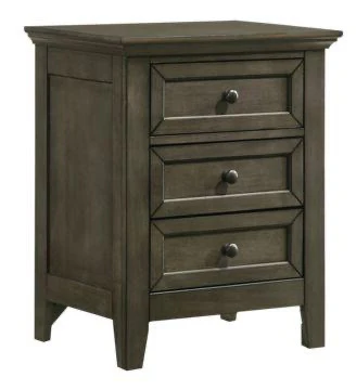 San Mateo 5-Piece Queen Storage Bedroom Package - Pewter - Image 4