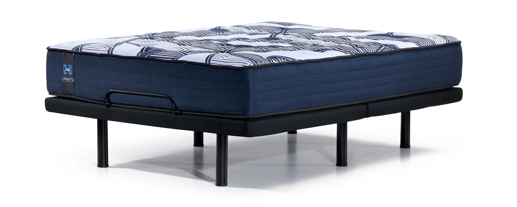 Sealy Posturepedic® Plus Sterling - Callie II Firm Tight Top King Mattress and L2 Motion Pro Adjustable Base - Image 2
