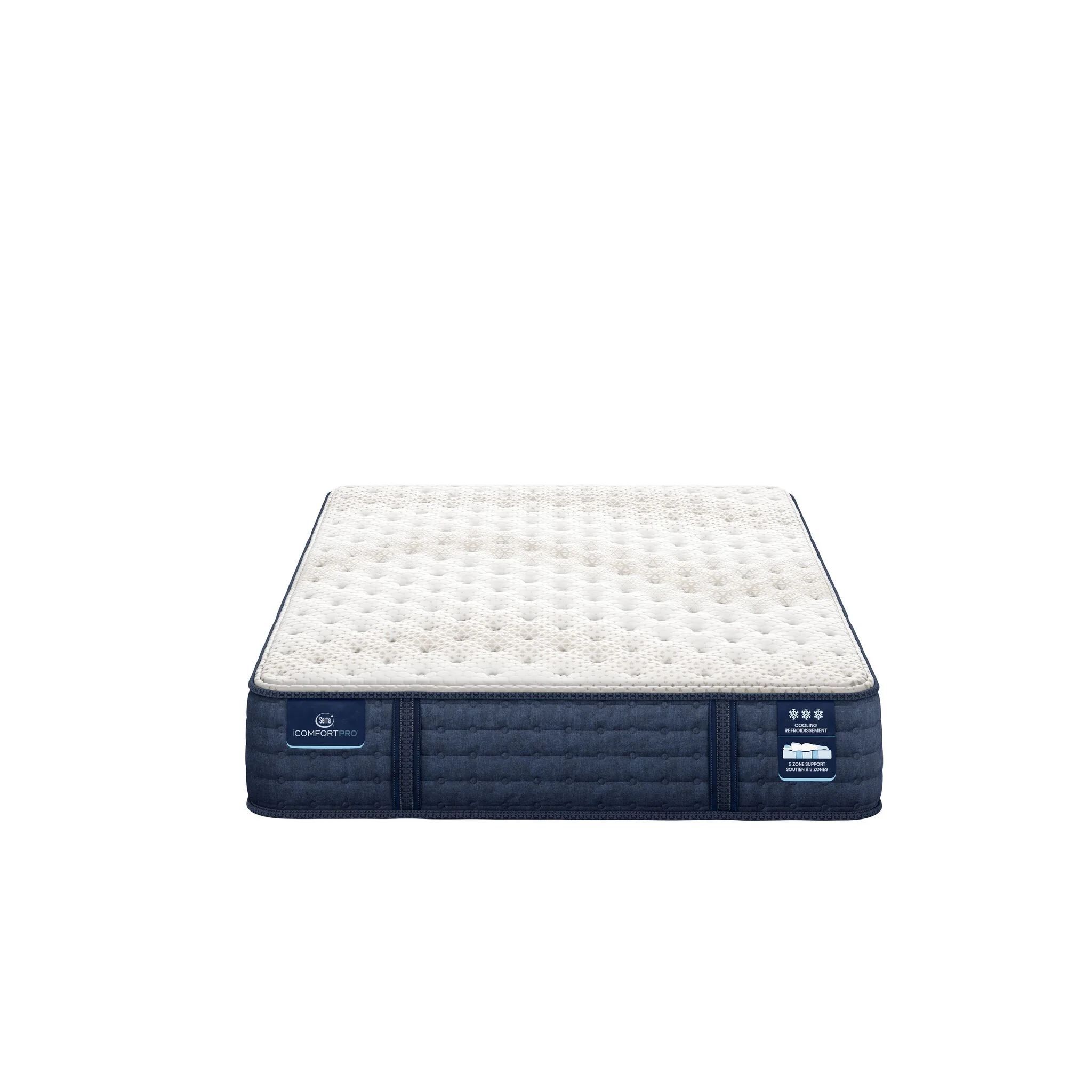 Serta iComfort PRO Scotland Firm Queen Mattress and Boxspring Set - Image 2