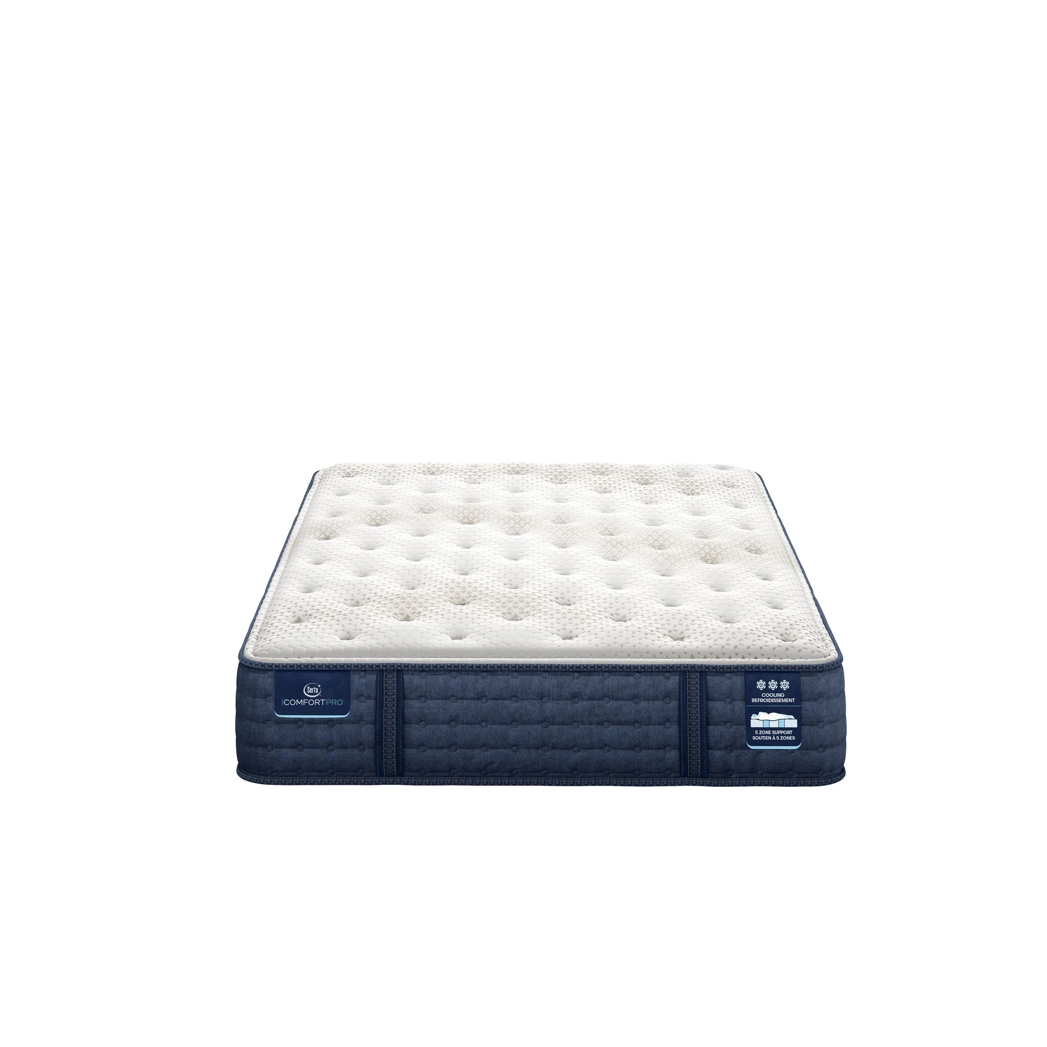 Serta iComfort PRO Scotland Plush Queen Mattress and Boxspring Set - Image 2