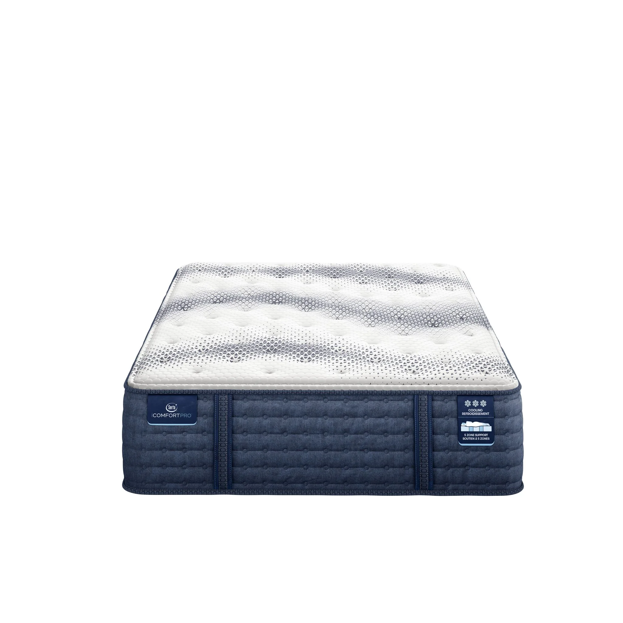 Serta iComfort PRO Tropea Tight Top Plush Twin XL Mattress and Boxspring Set - Image 2