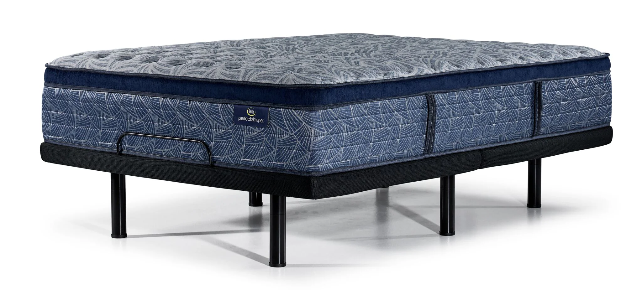 Serta® Perfect Sleeper Triumph Firm Euro Top Twin XL Mattress and L2 Pro Motion Adjustable Base - Image 2