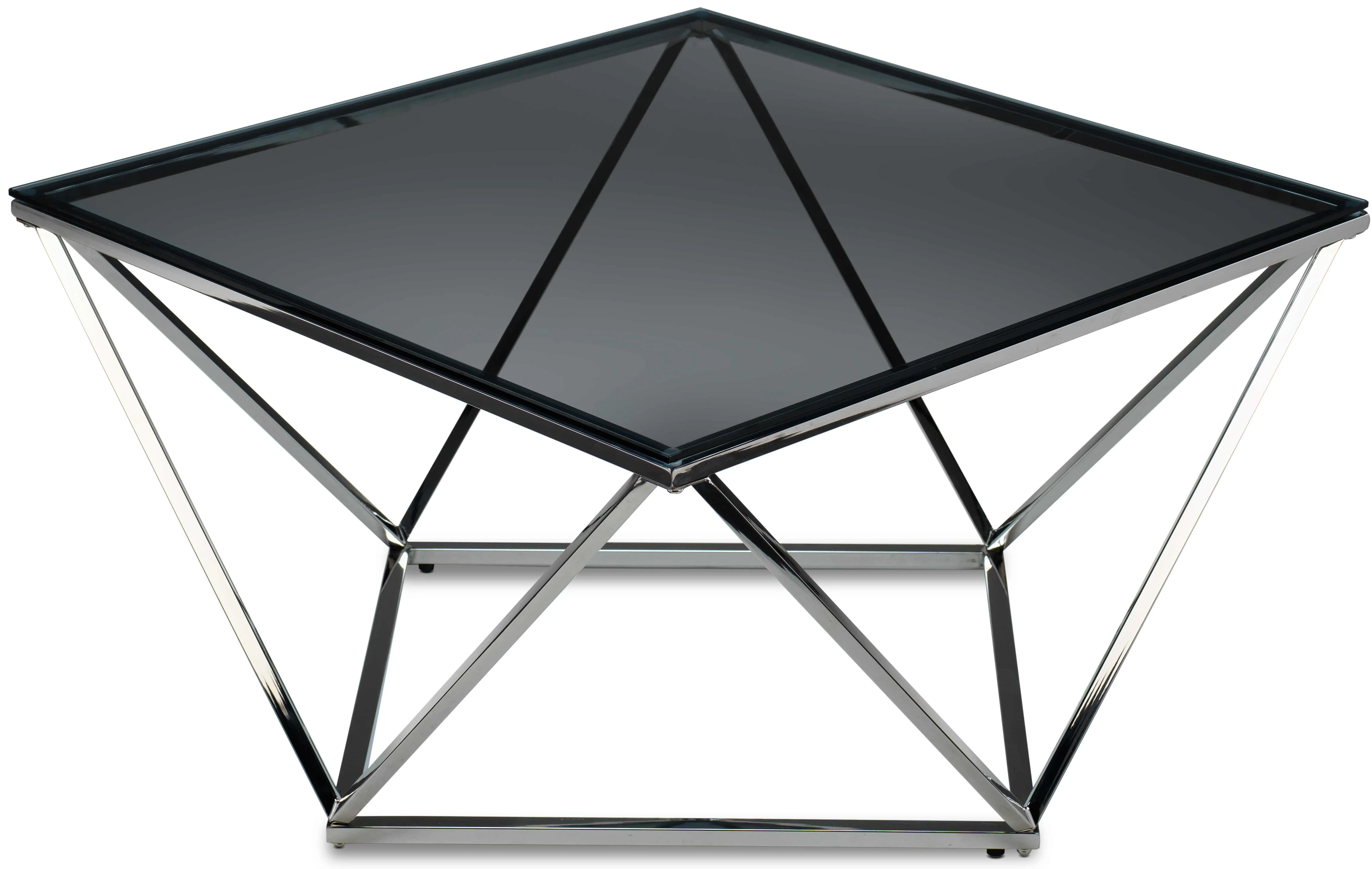 Skylar Coffee Table and Two End Tables - Silver and Black - Image 3