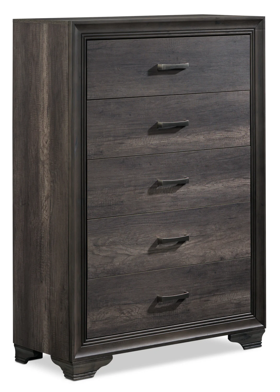 Sophie 5-Piece King Storage Bedroom Package - Weathered Grey - Image 4