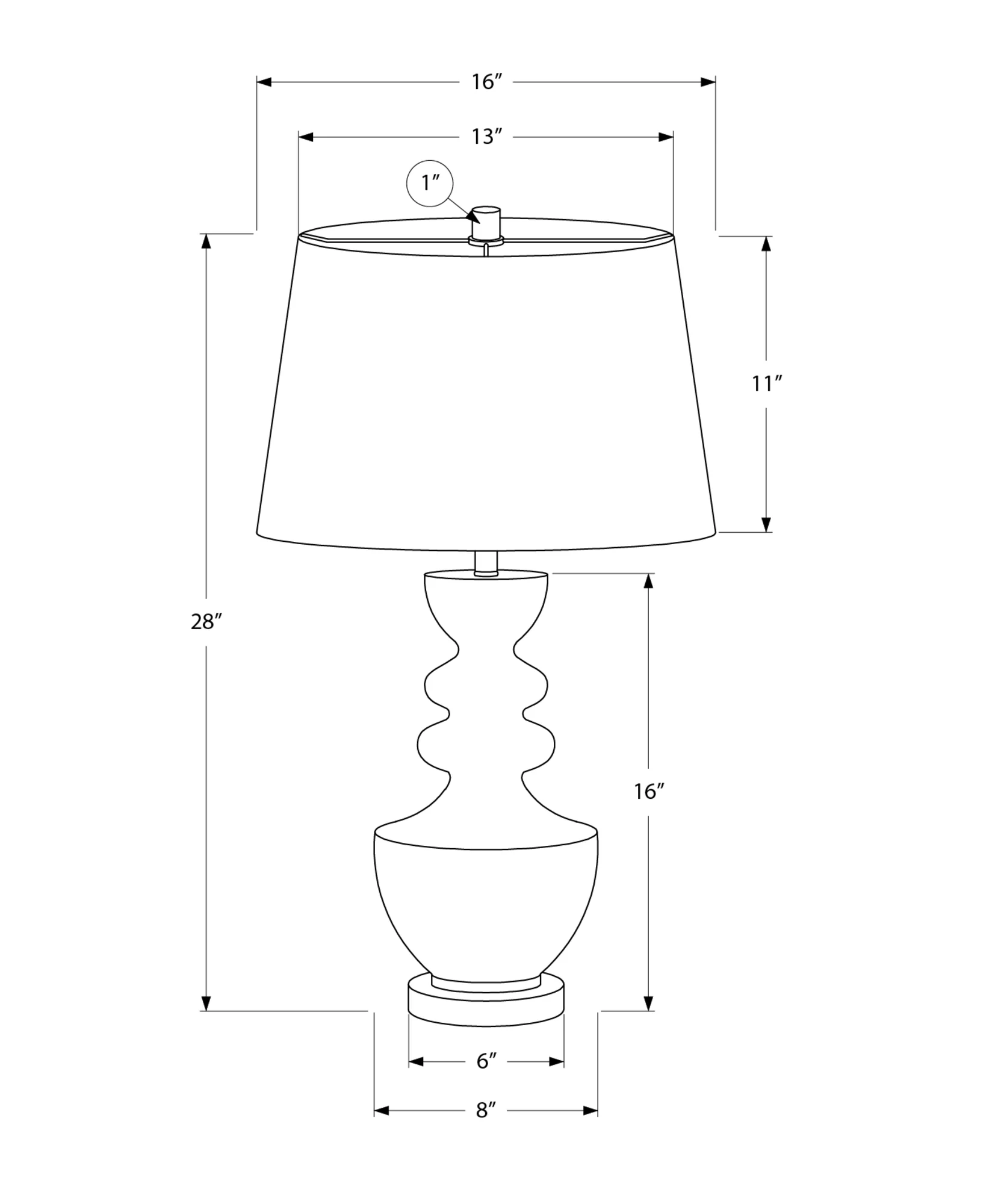 Tenz Table Lamp - Beige - Image 3