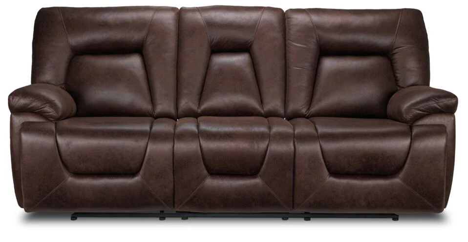 Texas Reclining Sofa- Chocolate - Image 2