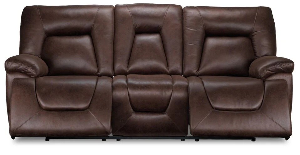 Texas Reclining Sofa- Chocolate - Image 4
