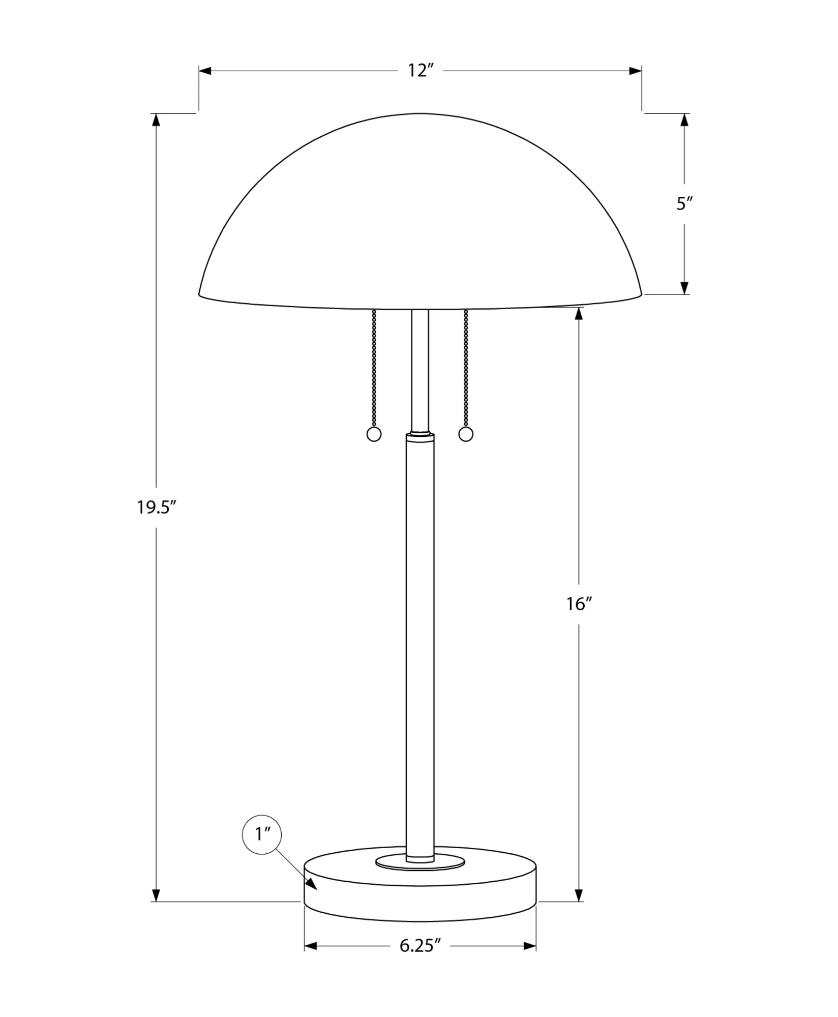 Tovia Table Lamp - Black - Image 3