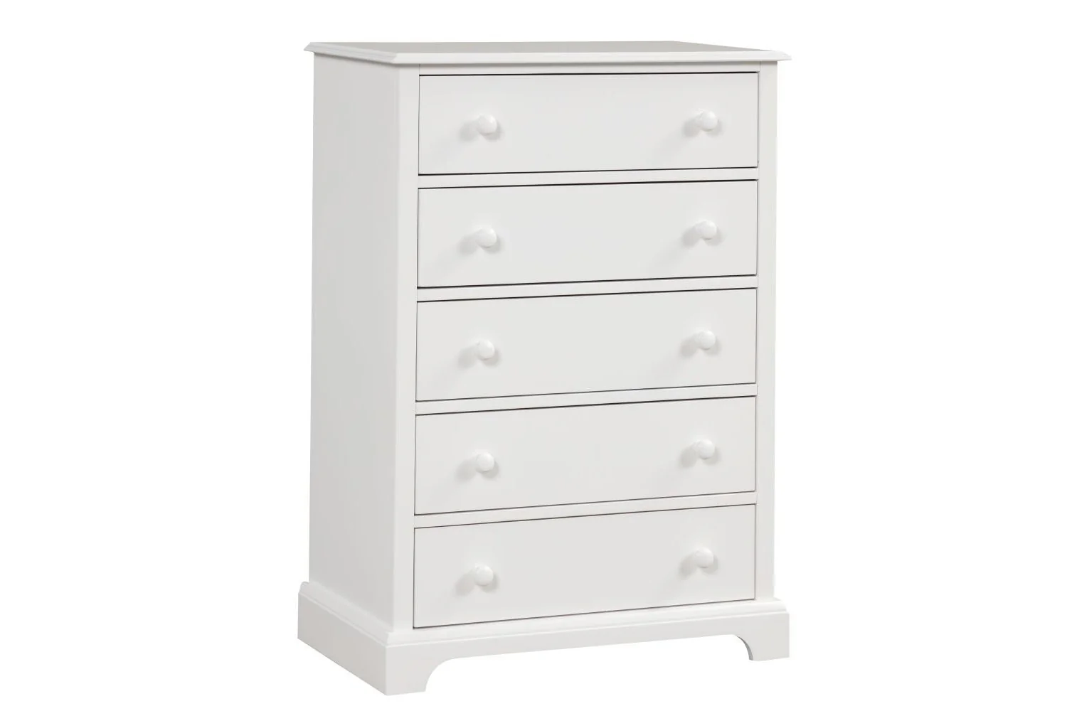 Trudy 5-Drawer Chest - White
