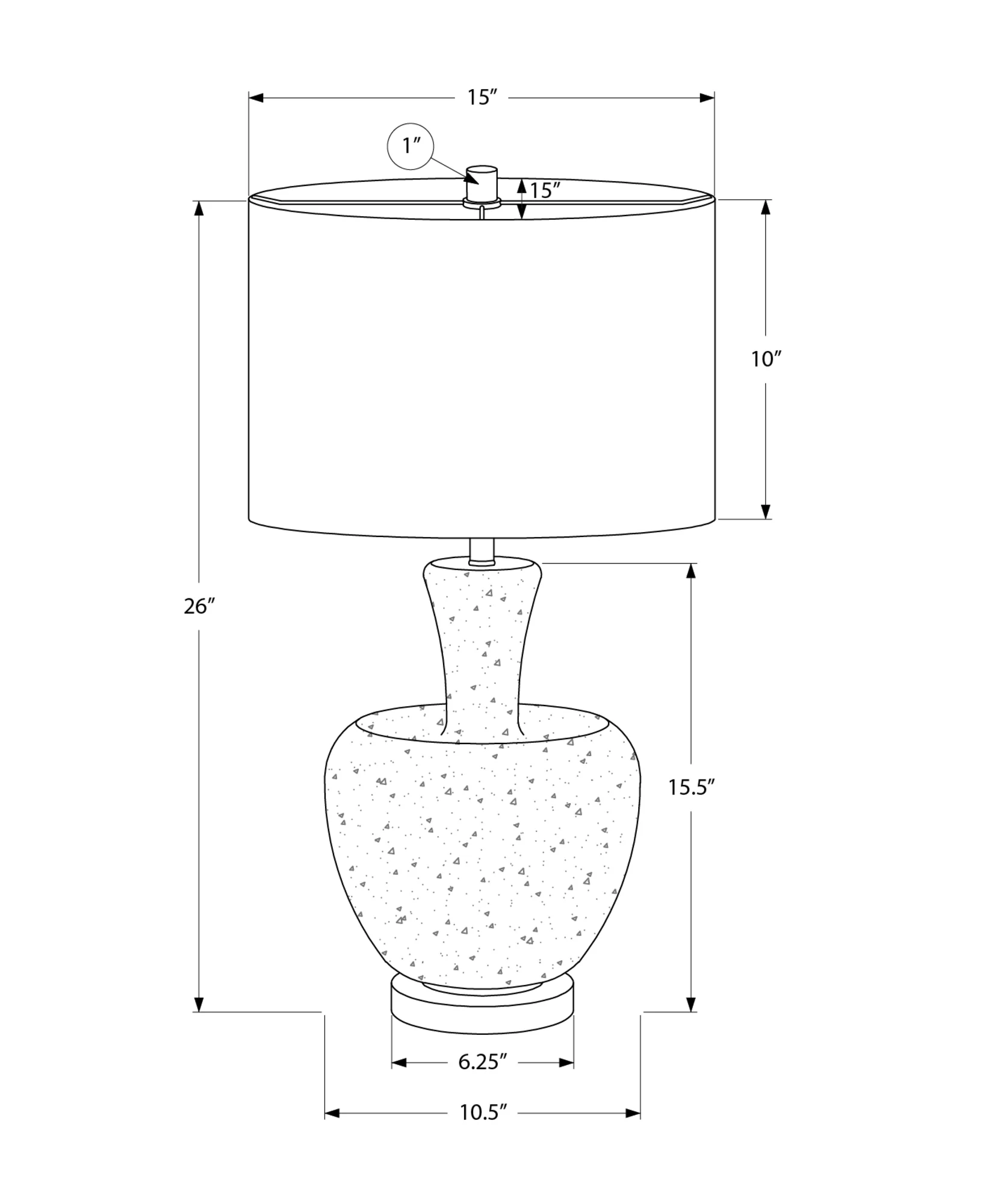 Varoa Table Lamp - Silver - Image 3