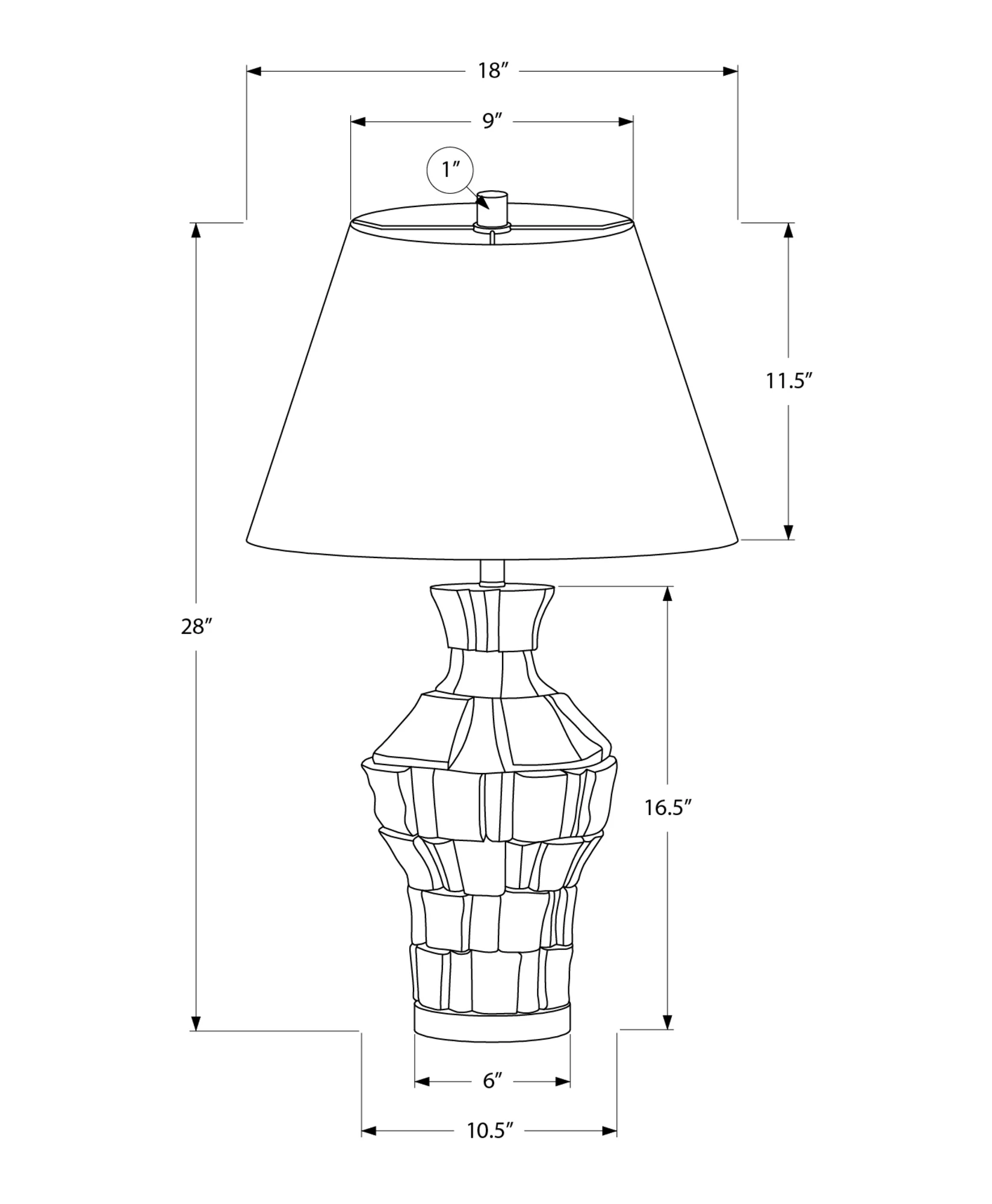 Vixo Table Lamp - Black - Image 3