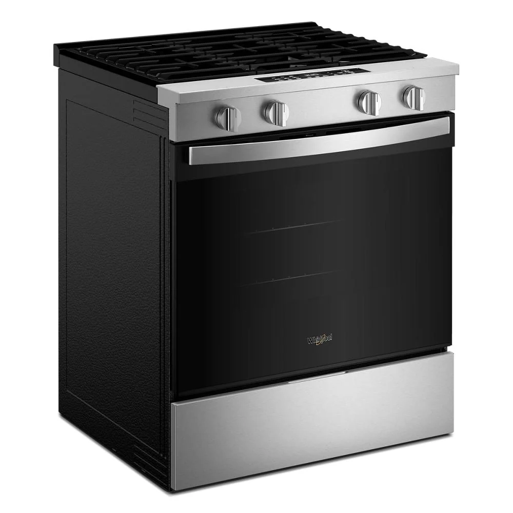 Whirlpool Fingerprint Resistant Stainless Steel Slide-In Smart Gas Convection Range (5.0 Cu. Ft.) - WSGS4530TZ - Image 4