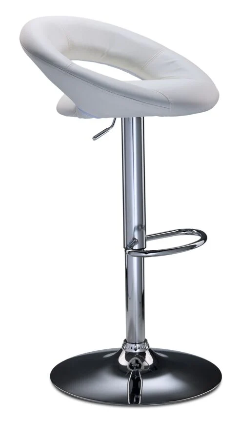 Zoe Bar Height Stool - White - Image 4